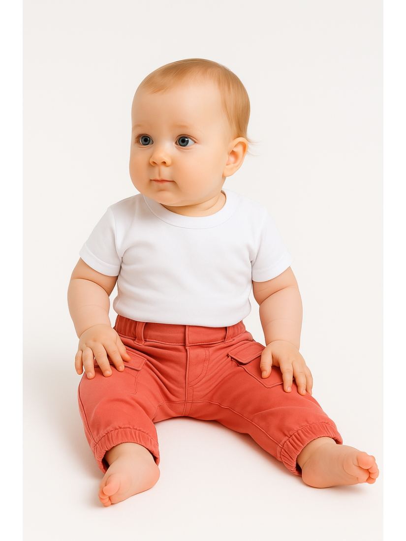 Z Generation baby pants, red
