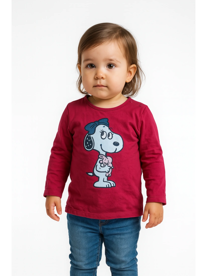 Peanuts Snoopy Bella shirt, red