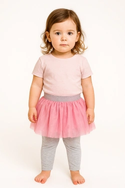 Z Generation baby girl skirt, pink