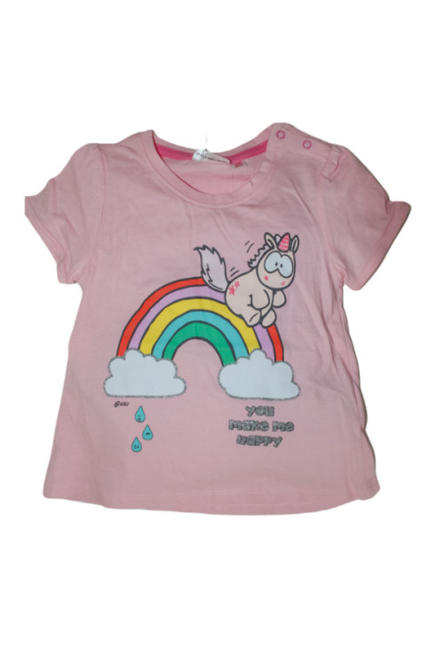 Nici T-shirt with shorts, pink