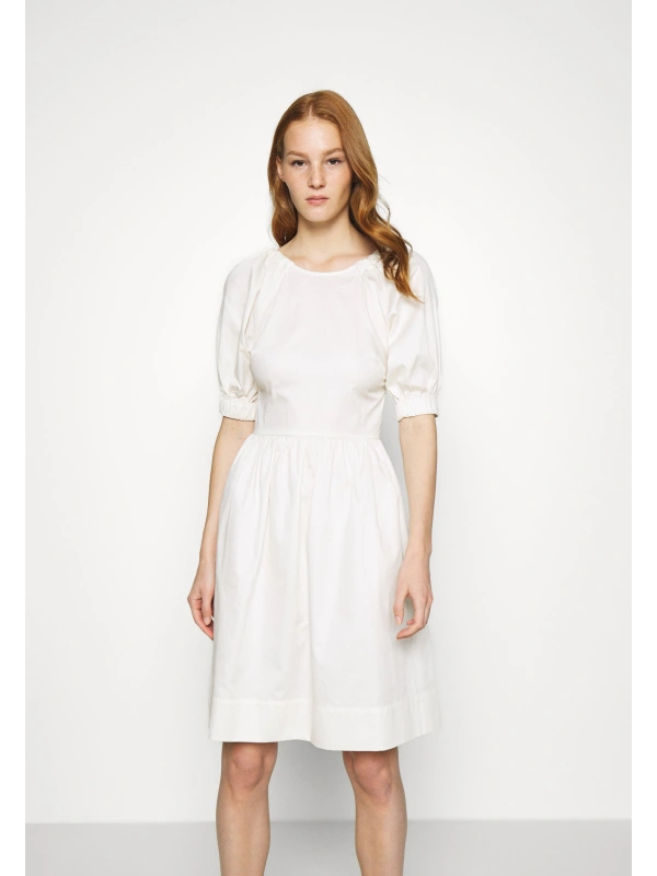 Who What Wear Ikdienas kleita CUT OUT BACK, krāsa: krēmbalta
