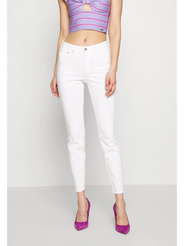 TOM TAILOR DENIM Джинсы скинни NELA, белый деним