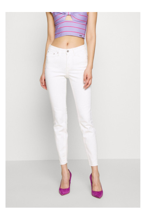 TOM TAILOR DENIM Джинсы скинни NELA, белый деним