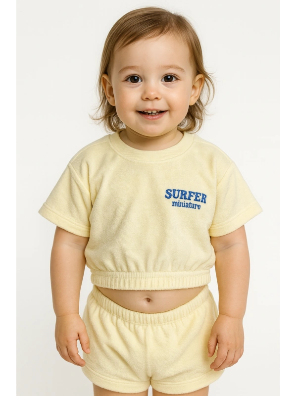 ginatricot T-shirt, yellow