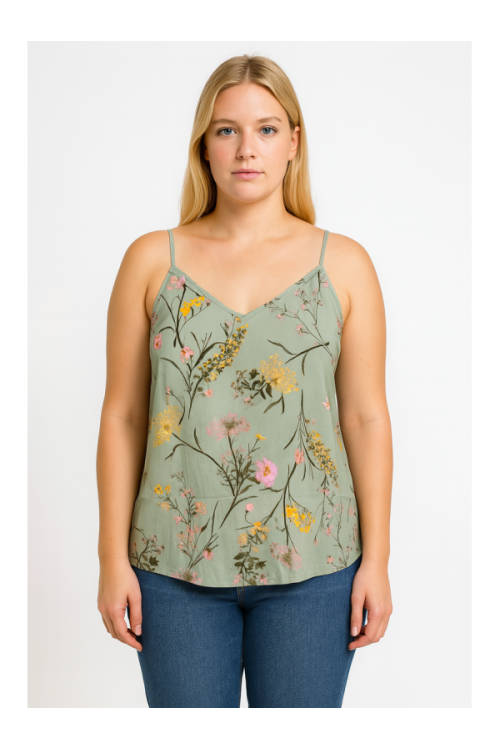 Vero Moda Tops, krāsa: zaļa