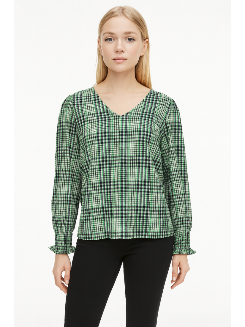 Vero Moda Blūze, krāsa: zaļa