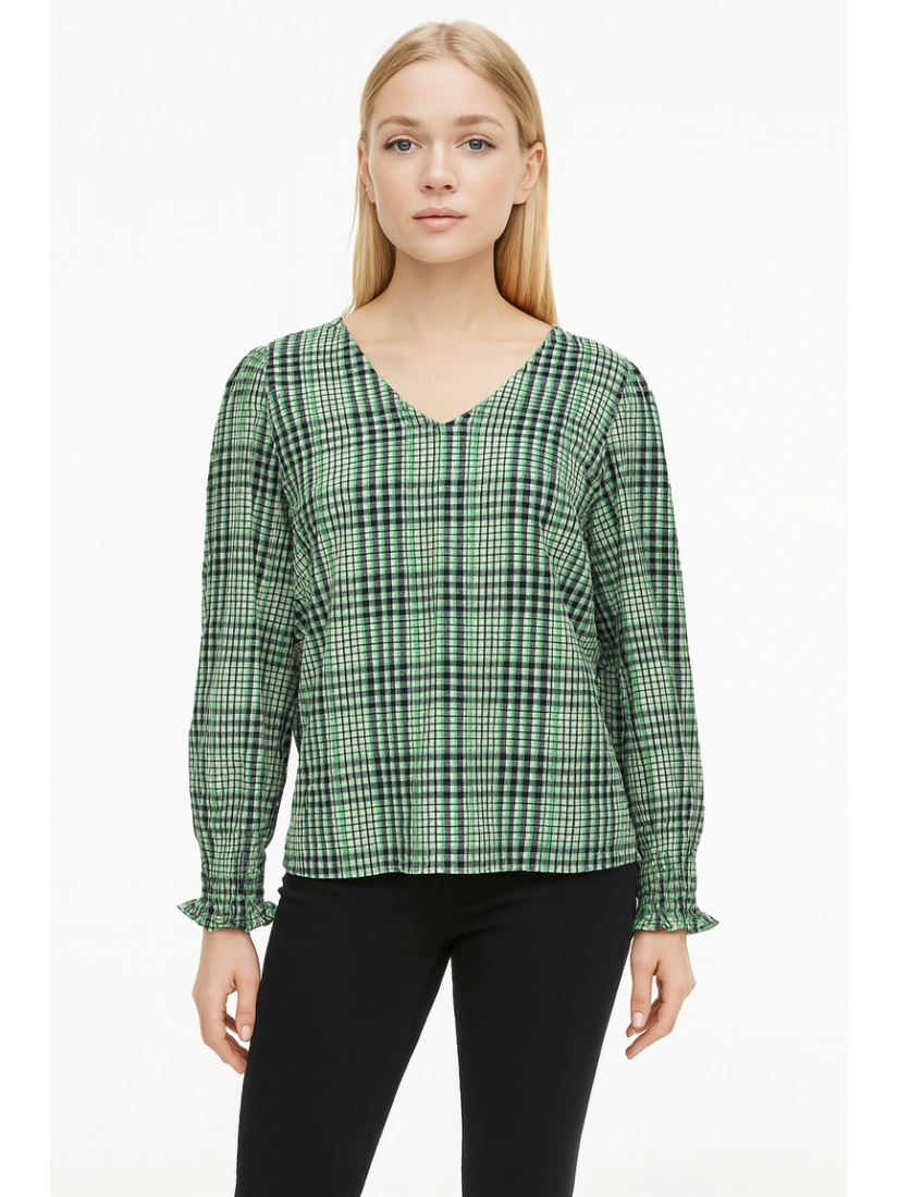Vero Moda Blūze, krāsa: zaļa