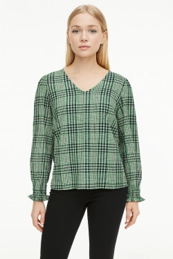 Vero Moda Blūze, krāsa: zaļa