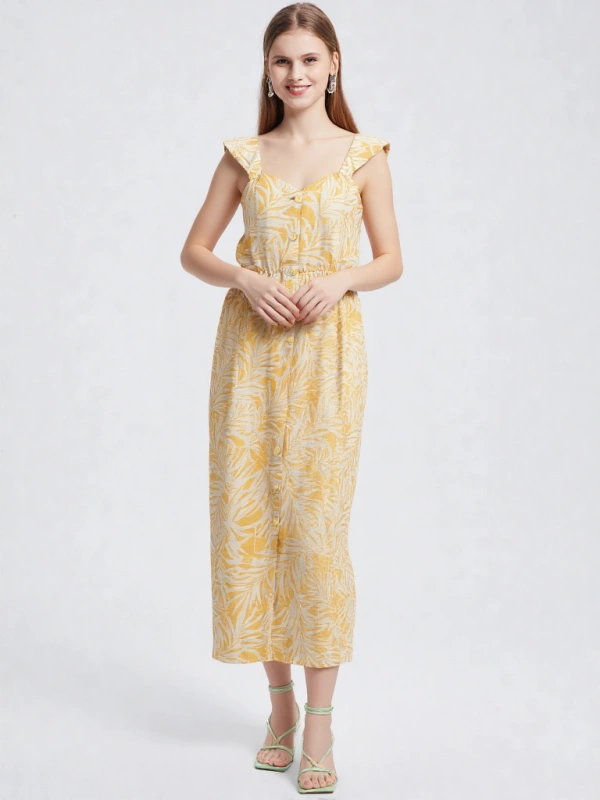 Envie de Fraise Dress, yellow