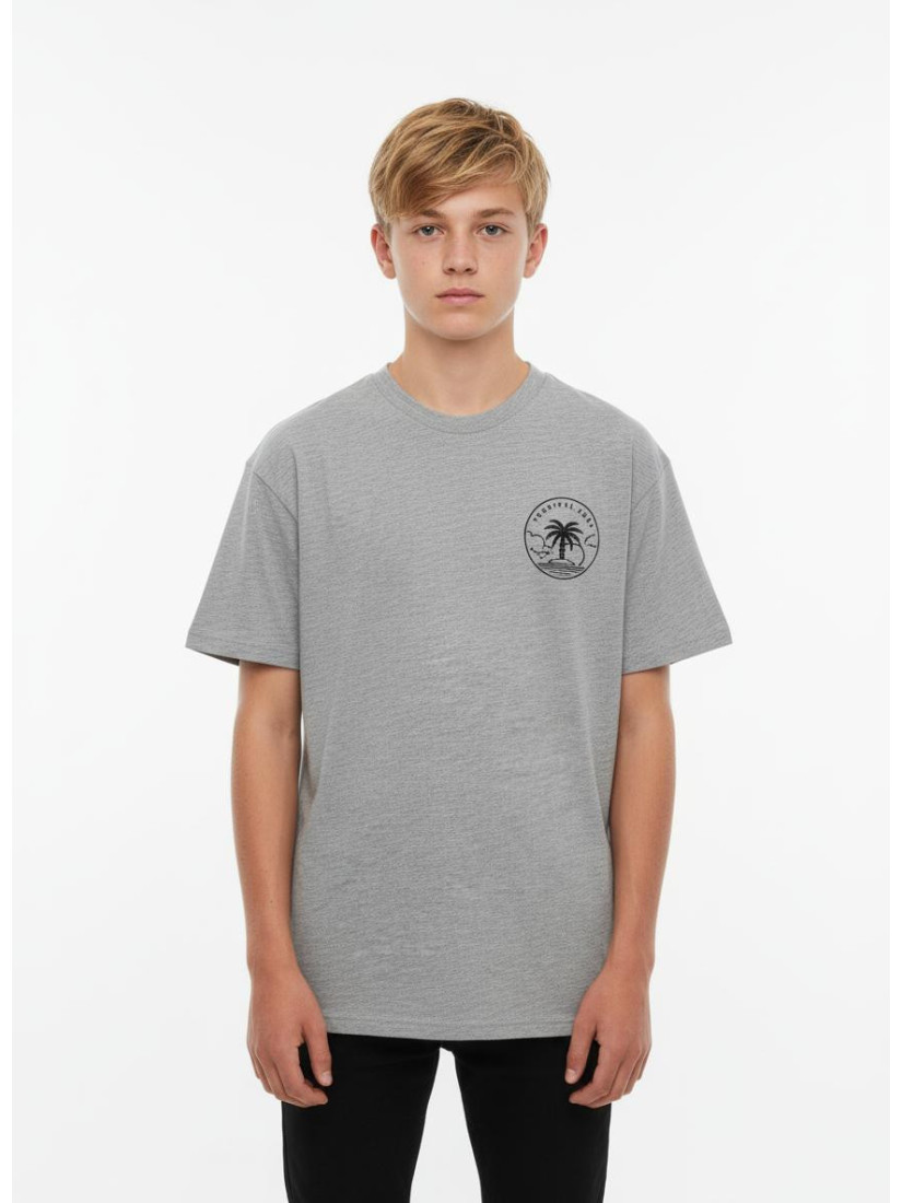 Mango T-Shirt with "Tropical Heat" Print 165cm (S), grey