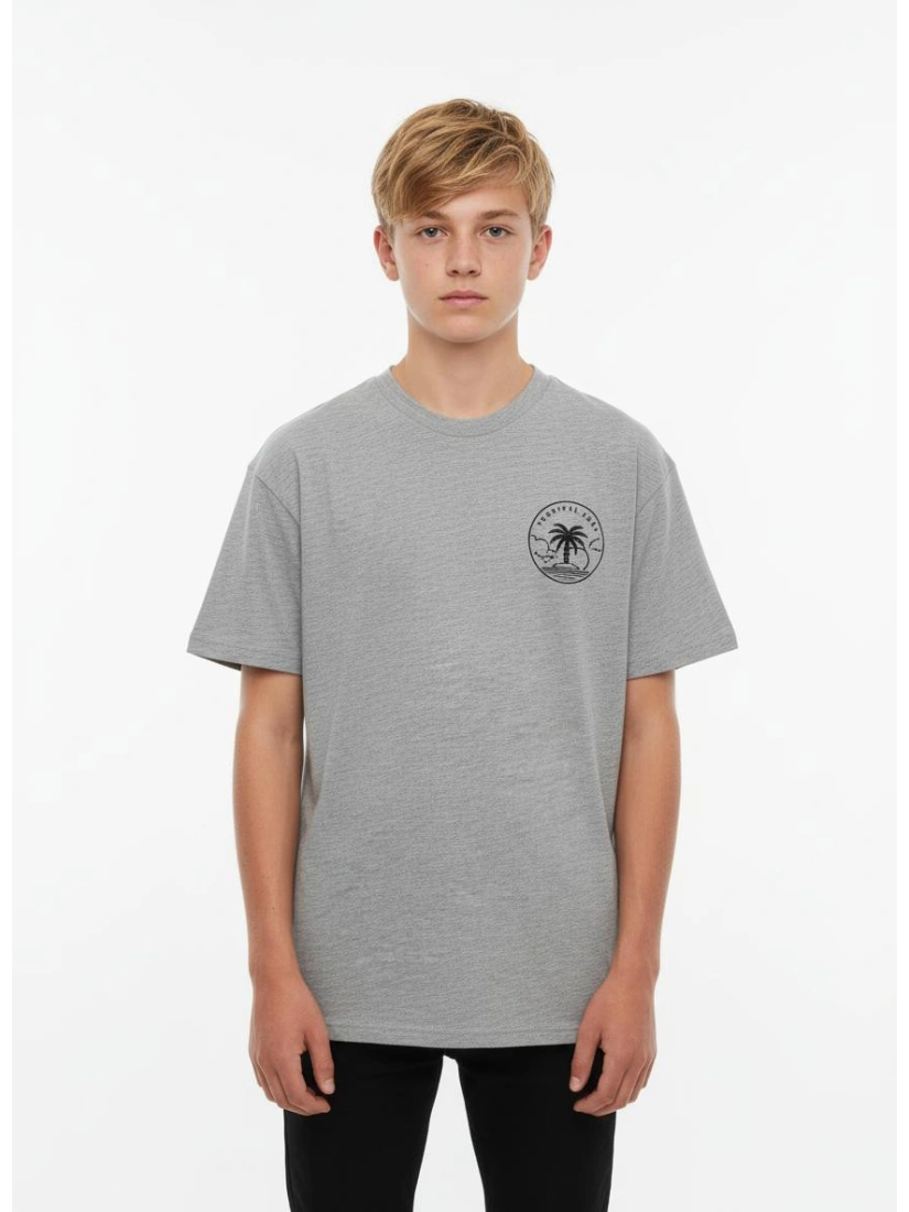 Mango T-Shirt with "Tropical Heat" Print 165cm (S), grey