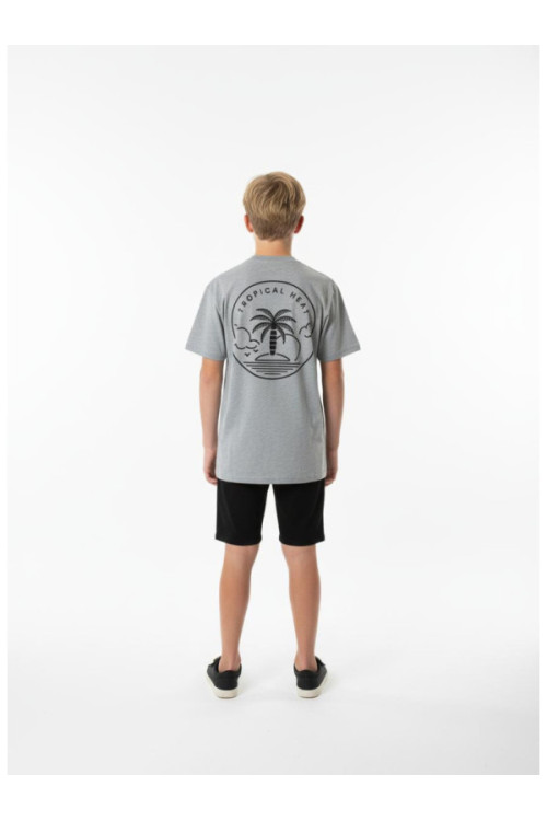 Mango T-Shirt with "Tropical Heat" Print 165cm (S), grey