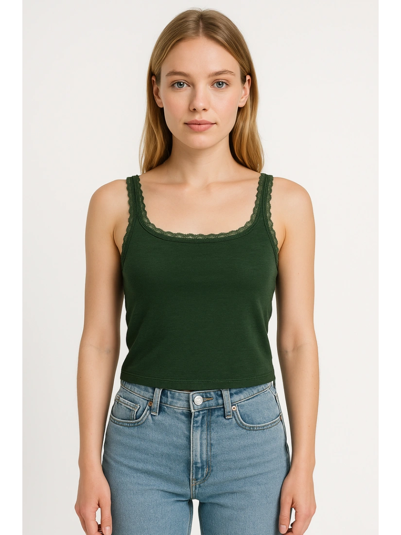 Vero Moda Tops, krāsa: zaļa