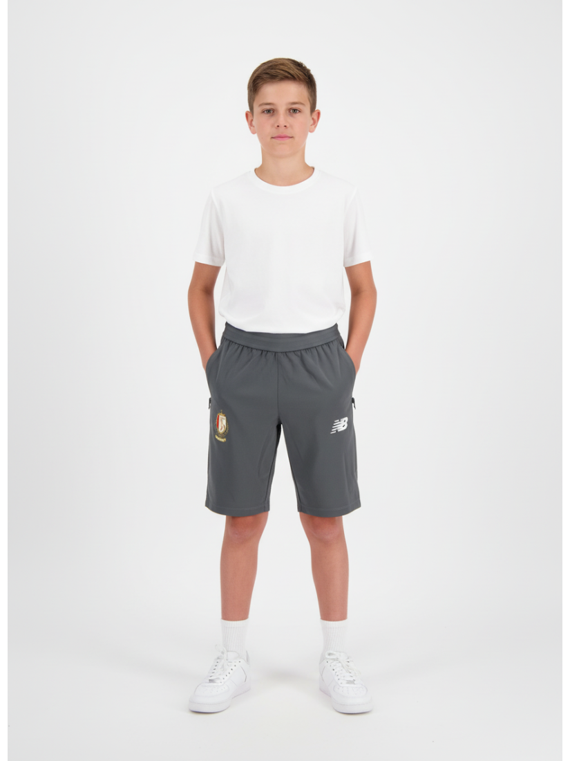 NEW BALANCE Šorti, krāsa: pelēka