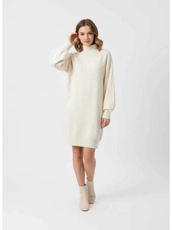 MINKPINK Adīta kleita, krāsa: krēmbalta
