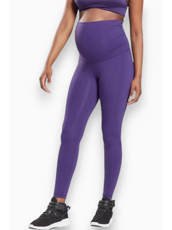 REEBOK Legingi grūtniecēm Y Lux 2.0, krāsa: violeta