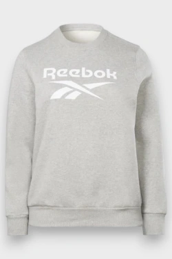 REEBOK Sporta džemperis, krāsa: pelēka