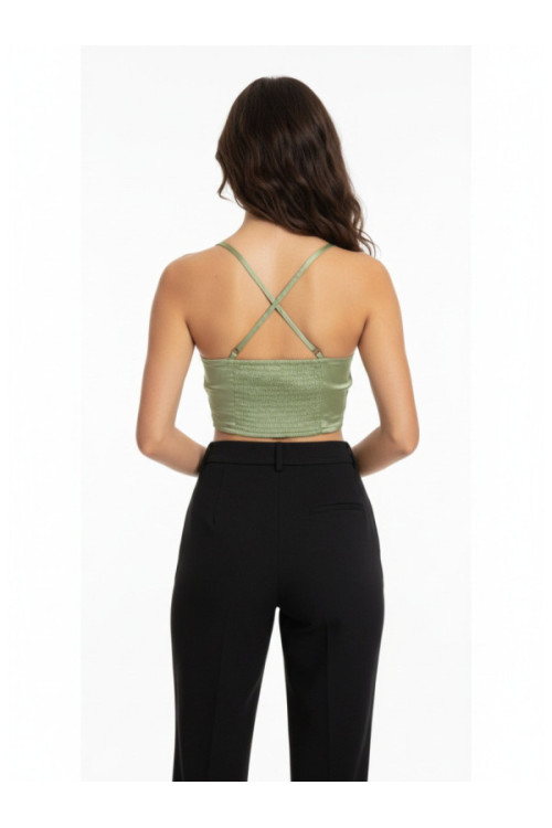 NA-KD Tops, krāsa: zaļa