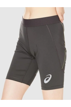 Asics Skriešanas šorti, krāsa: pelēka