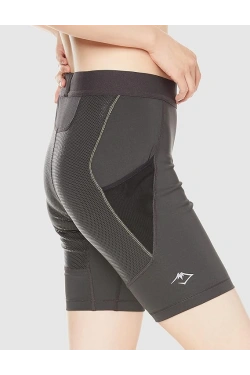 Asics Skriešanas šorti, krāsa: pelēka