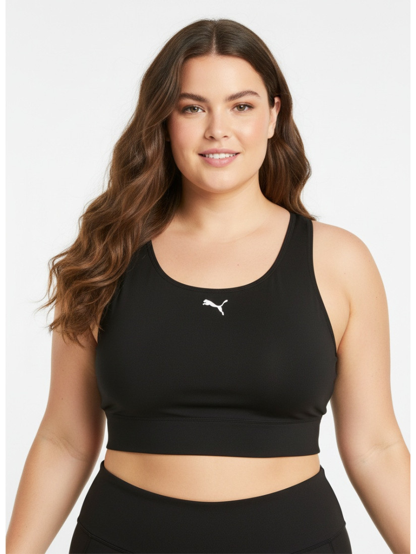 Puma RTG Krūšturis-tops Plus, krāsa: melna