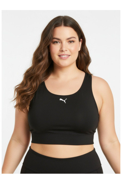Puma RTG Krūšturis-tops Plus, krāsa: melna