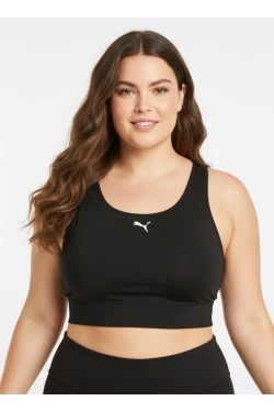 Puma RTG Krūšturis-tops Plus, krāsa: melna
