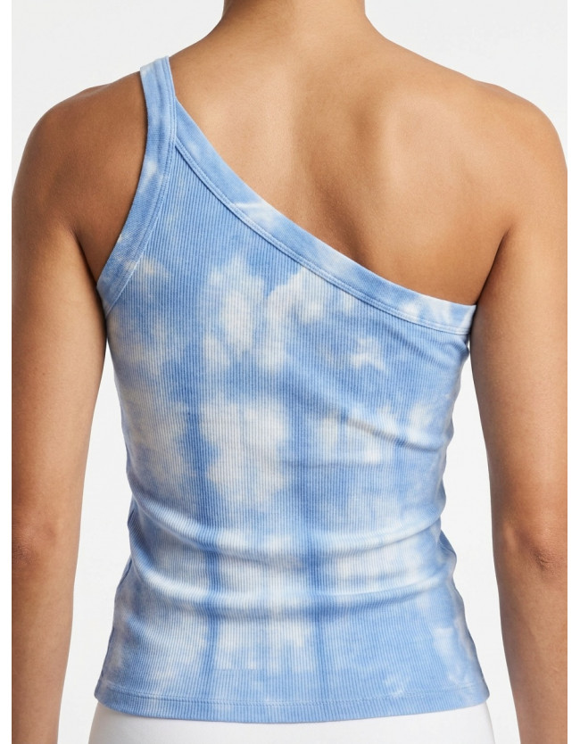 Scoop One Shoulder Tank Top - 2