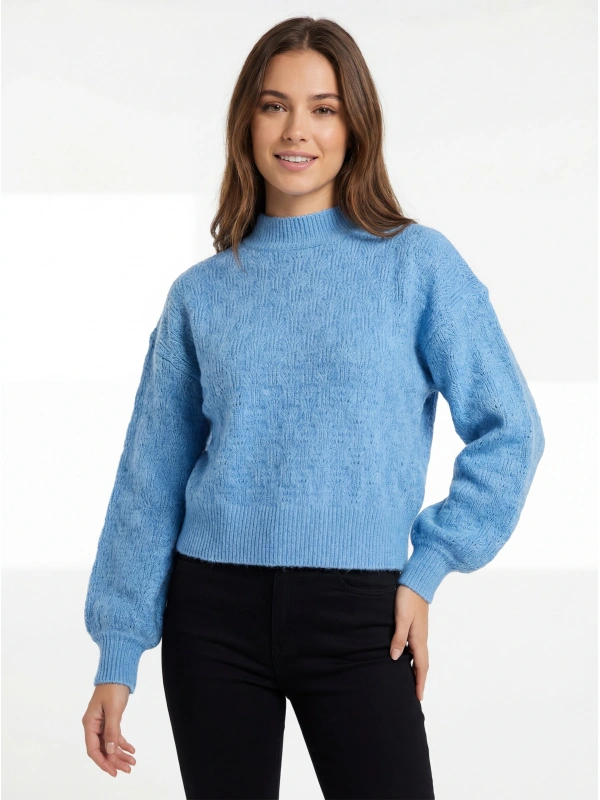 Vila VIIMA TURTLENECK Džemperis, krāsa: zila