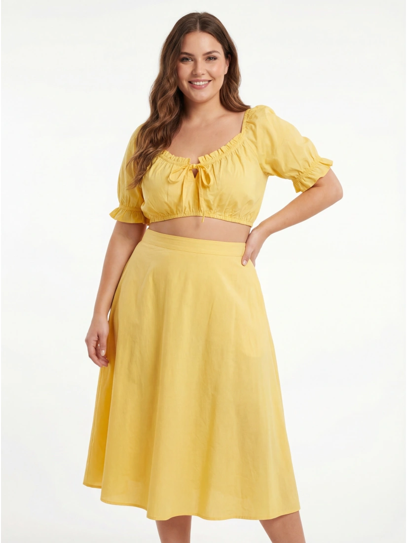 Vero Moda VMTAYA Krūšturis-tops, krāsa: dzeltena
