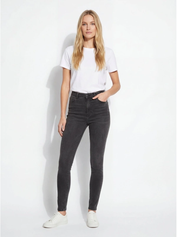 Vero Moda VMJULIA Džinsi, krāsa: pelēka