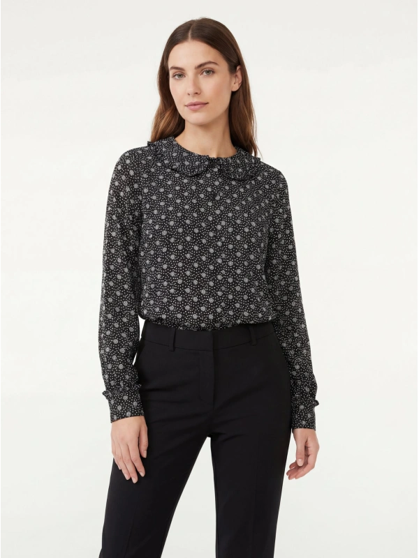 TopShop Blūze, krāsa: melna