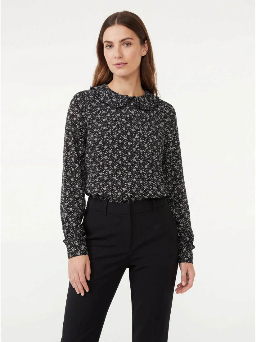 TopShop Blūze, krāsa: melna