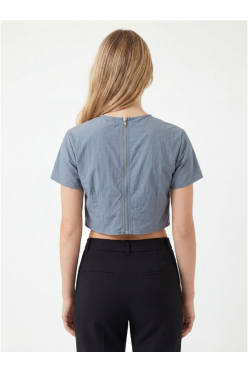 Missguided Korsetes tipa tops, krāsa: zila