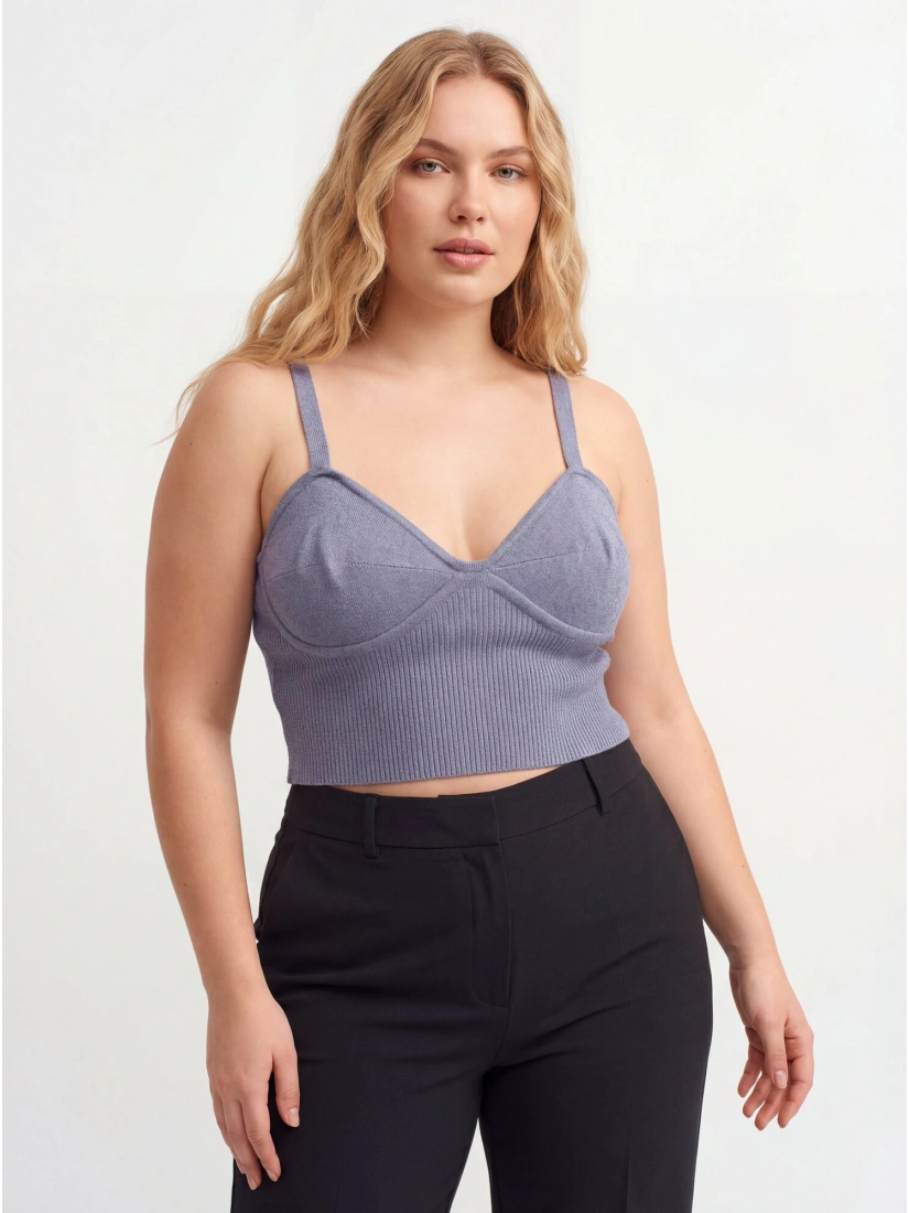 Missguided Crop top, blue