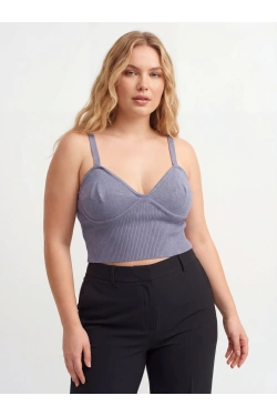 Missguided Crop top, blue