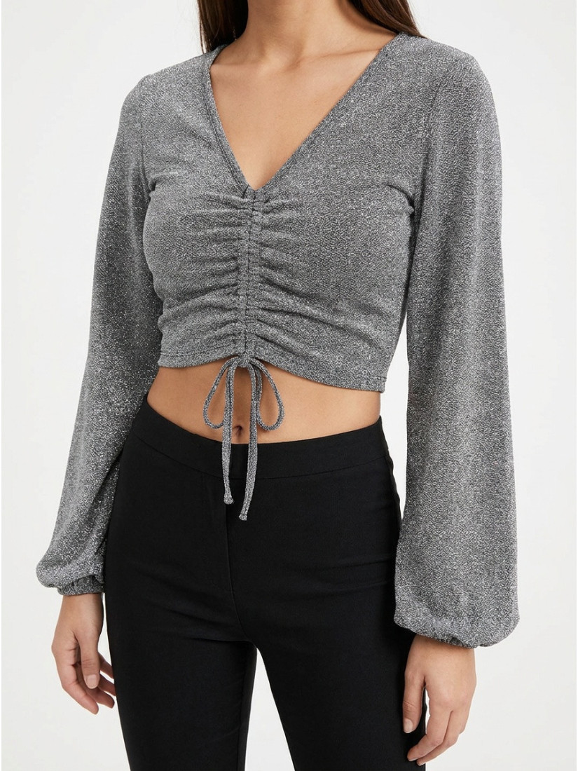 Y.A.S YASWUPPA Long-sleeved top, grey