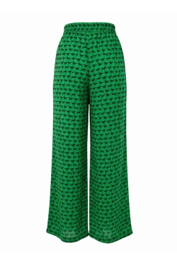 Only ONLASTA LIFE POLY PALAZZO Брюки, цвет: зелёный