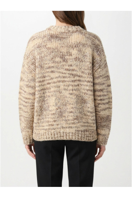 PIECES PCNANNA LS KNIT Кардиган, цвет: коричневый