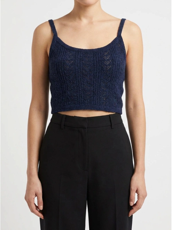 Cotton on Īsais tops, krāsa: zila