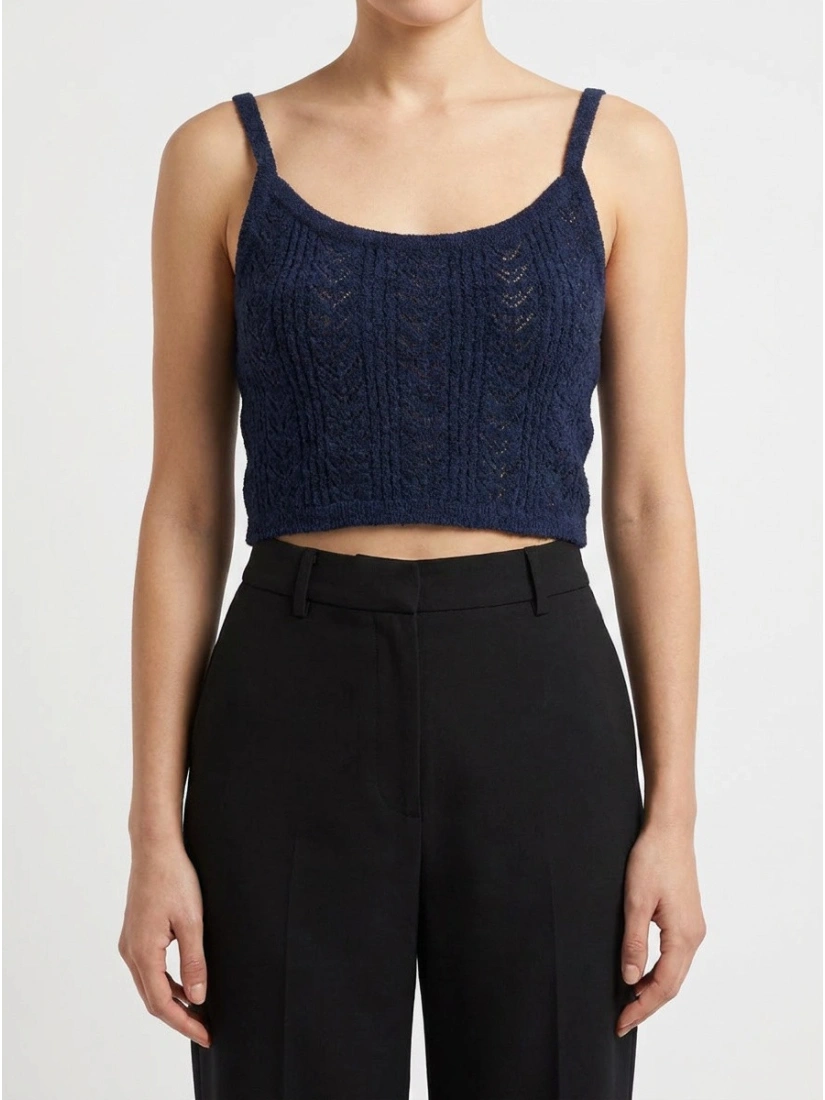 Cotton on Īsais tops, krāsa: zila