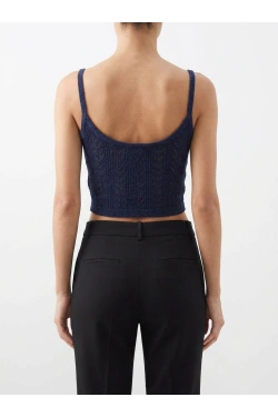 Cotton on Īsais tops, krāsa: zila