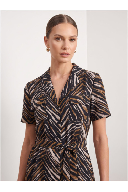 NOISY MAY NMVERA S/S SHIRT BELTED Платье