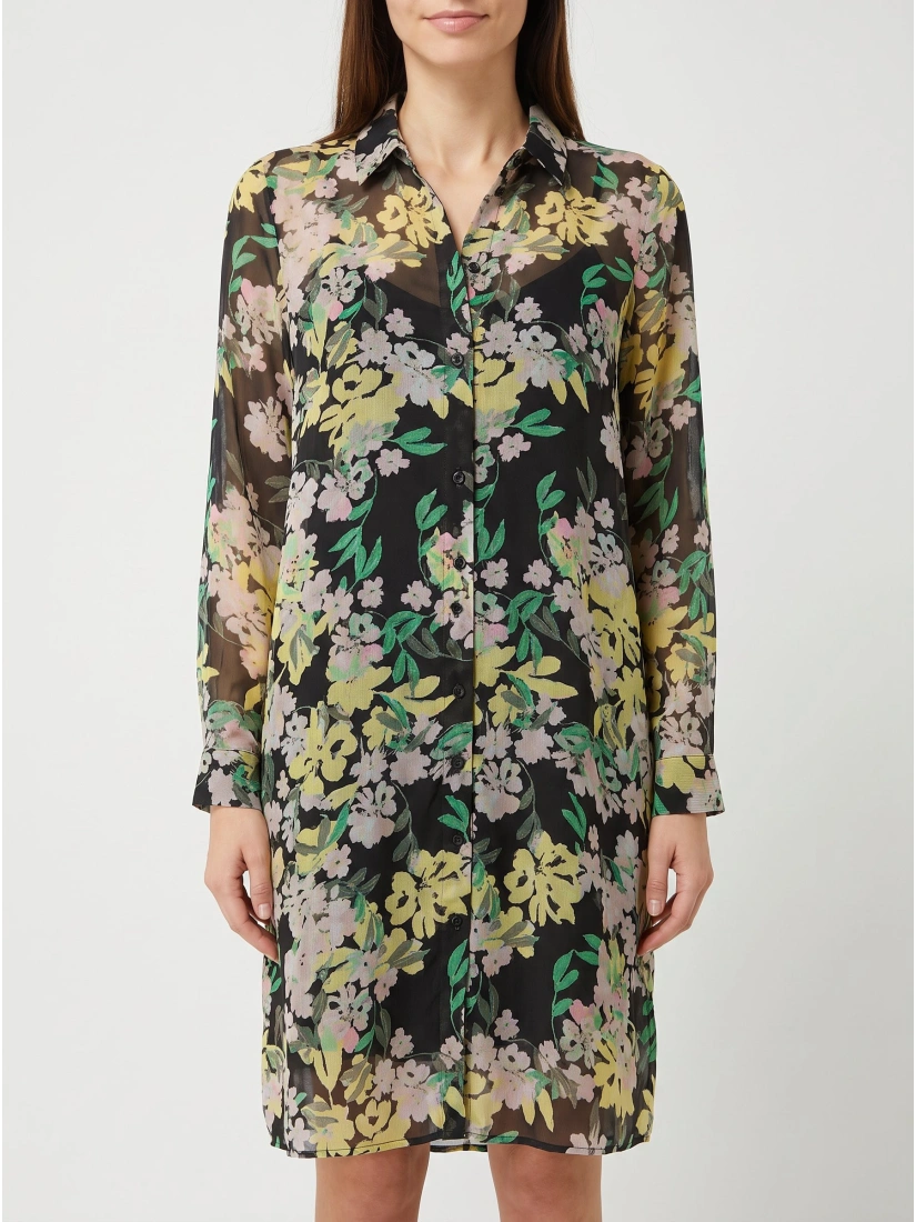 Vero Moda VMCHI LS V-NECK SHIRT WVN GA PETIT Kleita