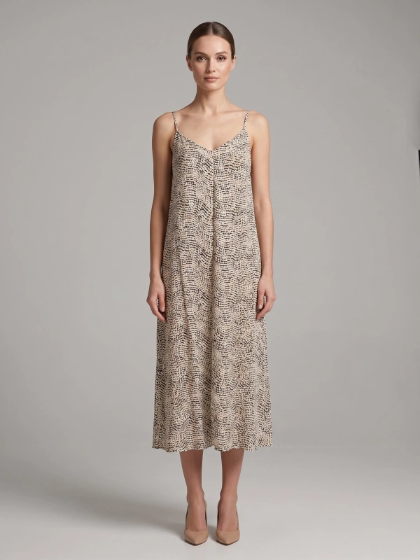 Vero Moda VMSIA SINGLET CALF EXP GA Kleita