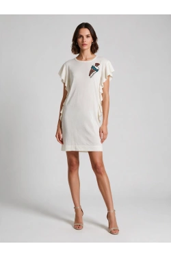 Love Moschino Платье, цвет: белый