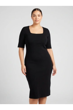 HUGO BOSS Kleita, krāsa: melna