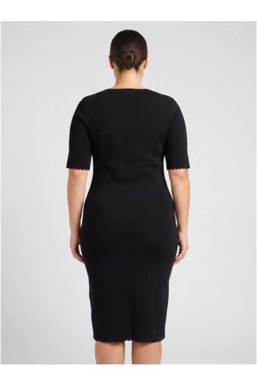 HUGO BOSS Kleita, krāsa: melna