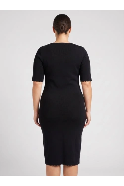 HUGO BOSS Kleita, krāsa: melna