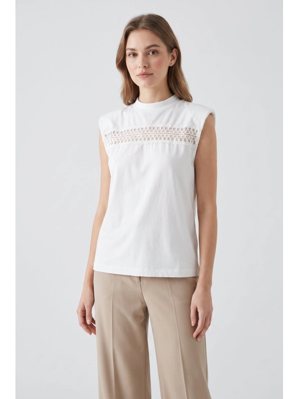 CLAUDIE PIERLOT Tops, krāsa: balta